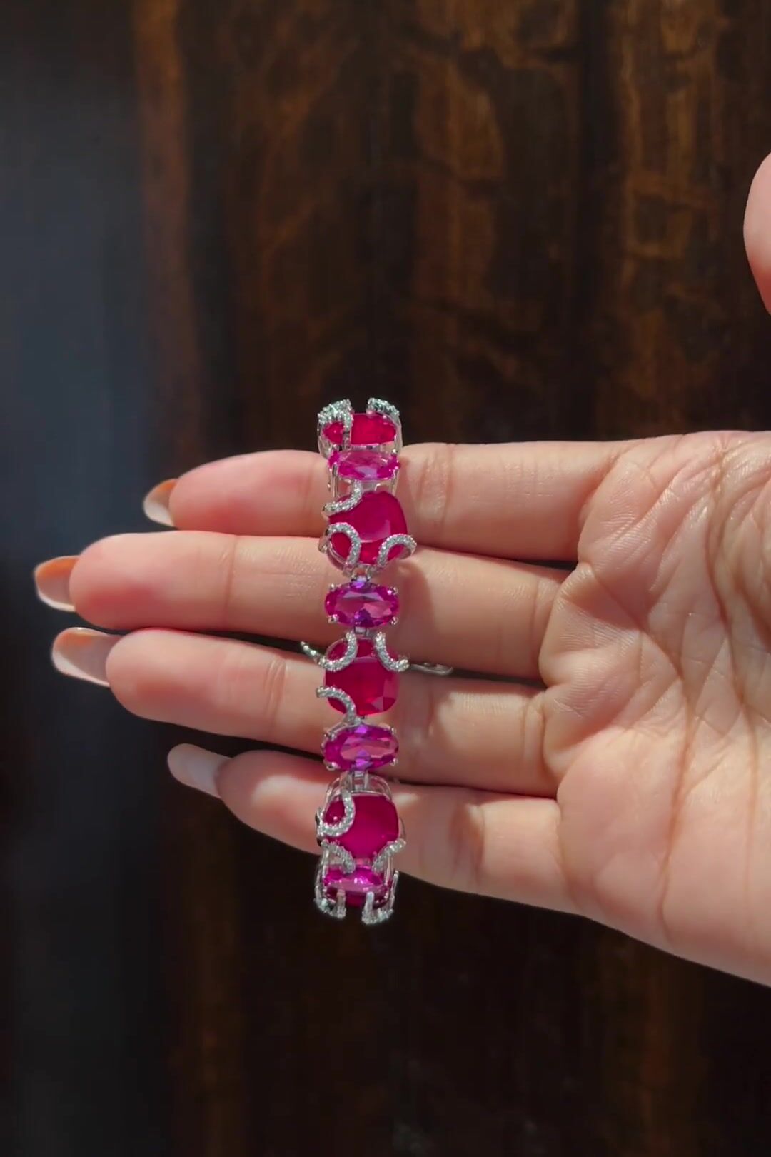 Solenne Ruby Tennis Bracelet