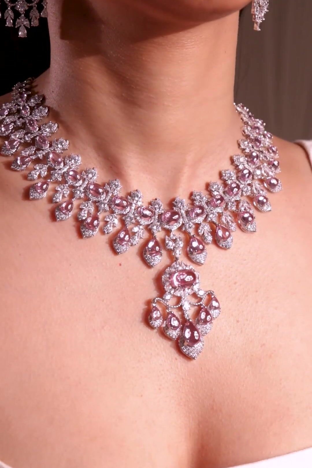 Bianca Pink Necklace Set
