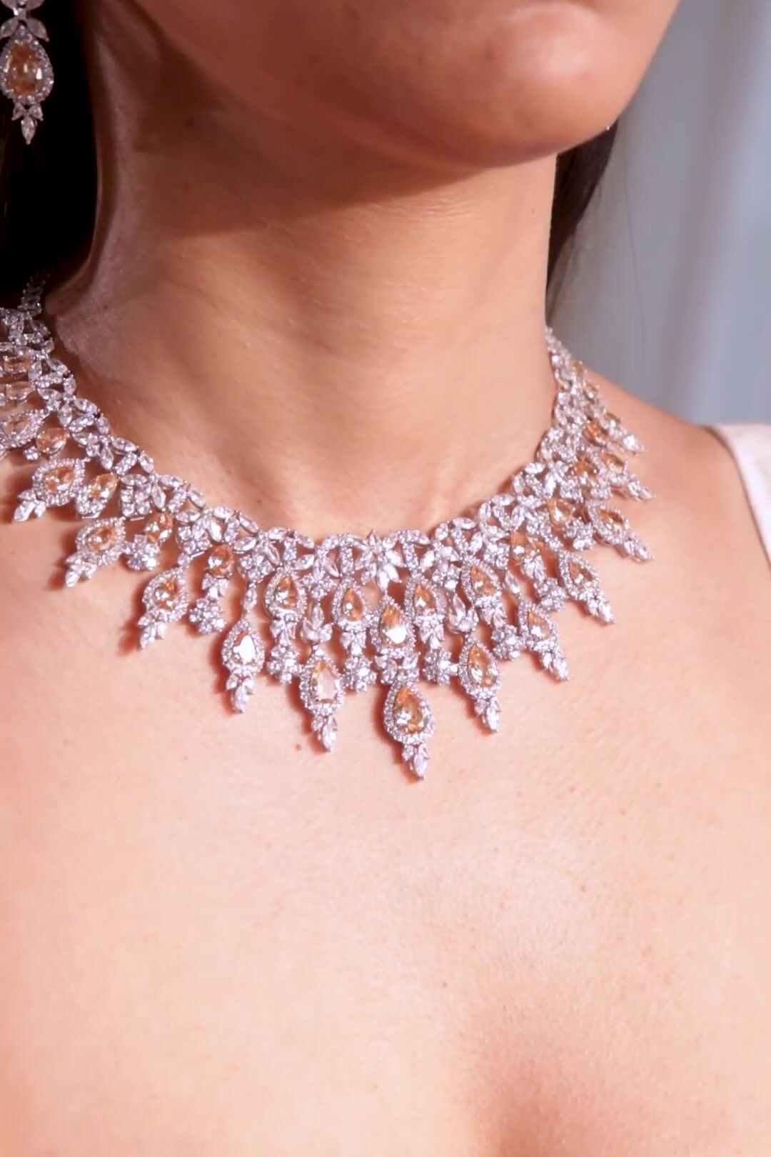 Kathy Champagne Necklace Set